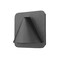 Z-Lite Obelisk 1 Light Outdoor Wall Sconce, Black & Sand-blast glass 578BK-LED - alternate 4